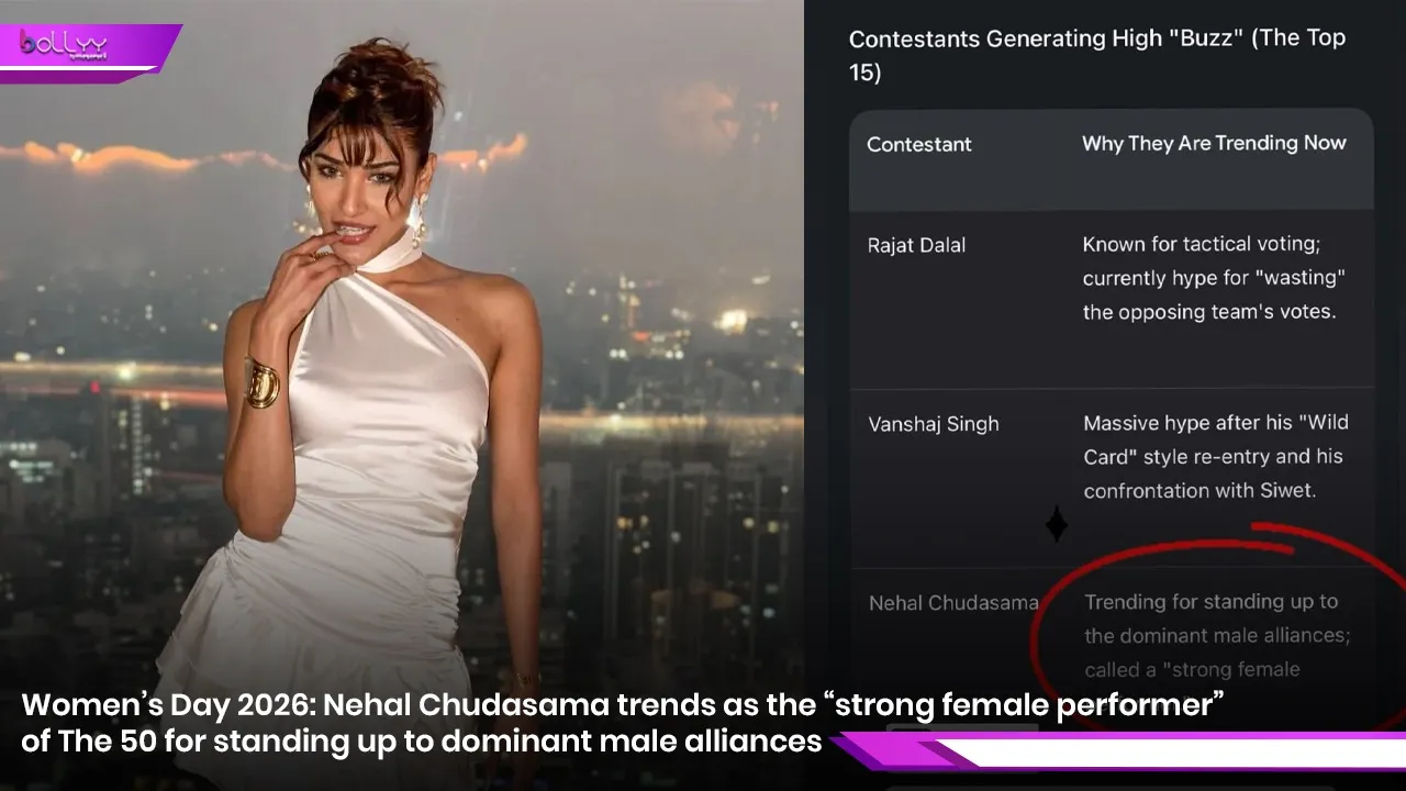 Nehal Chudasama trends as the “strong female performer” of The 50 for standing up to dominant male alliances.jpg