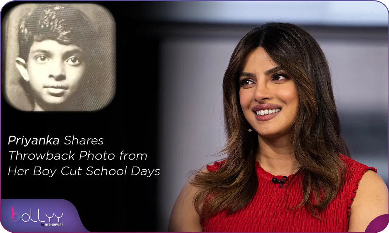 Priyanka Shares Throwback Photo from Her Boy Cut School Days