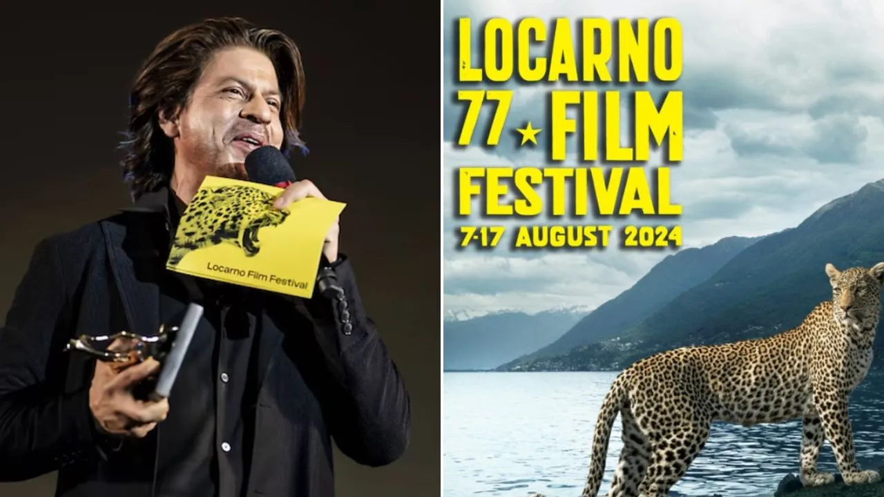 Shah Rukh Khan who was honoured with Pardo alla Carriera (Career Leopard) award at LocarnoFilmFest