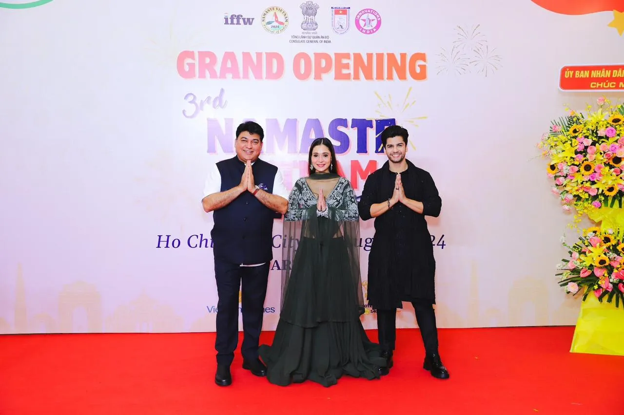 Sara Khan Represents India at Namaste Vietnam Festival