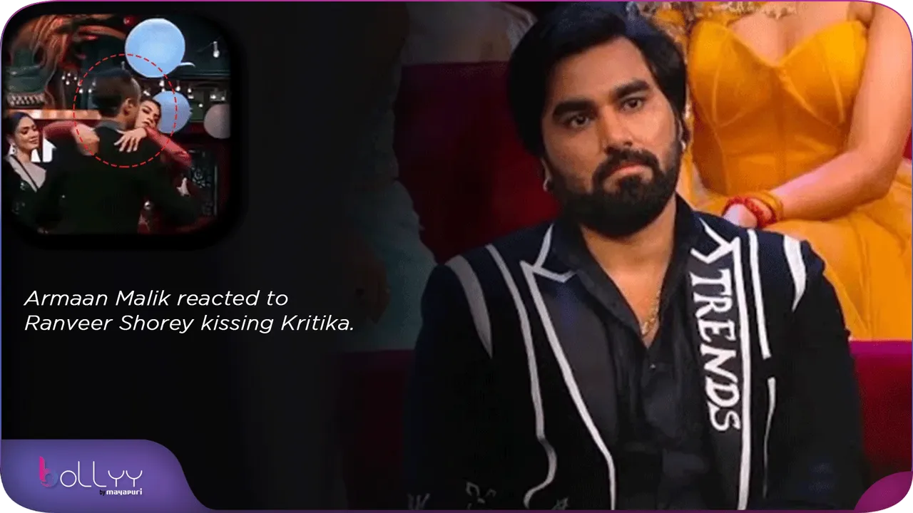 Armaan Malik reacted to Ranveer Shorey kissing Kritika