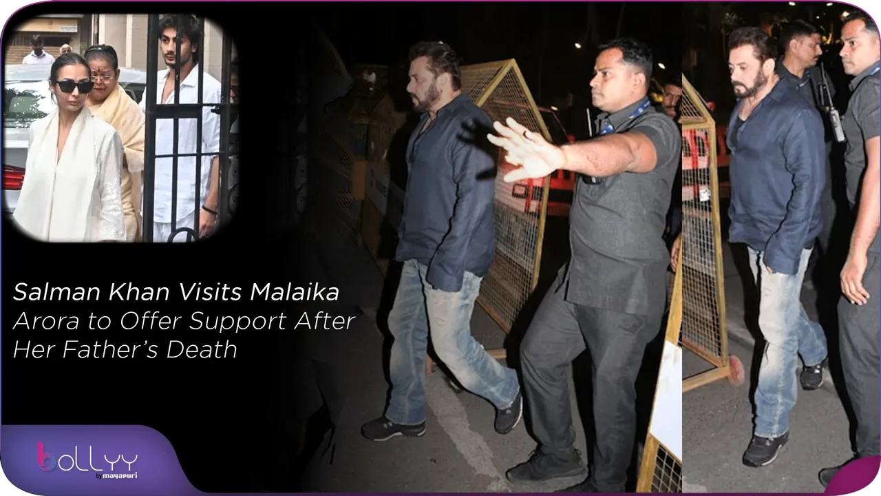 Salman Khan Visits Malaika Arora to Offer Support After Her Father’s Death