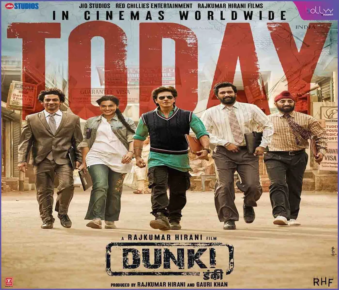 Dunki poster 555 release today.jpg