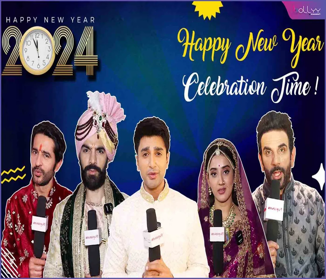 TV stars wished their fans a Happy New Year