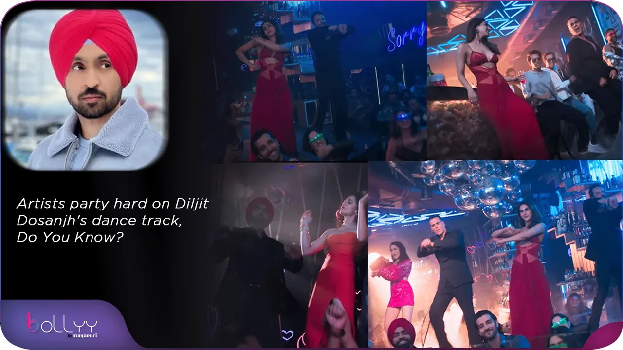 Stars were seen partying fiercely on Diljit Dosanjh's dance track Do You Know