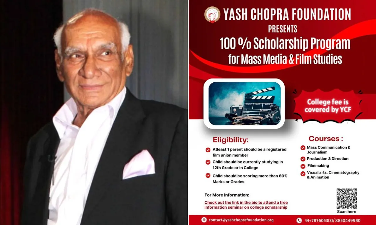 Yash Chopra Foundation Launches YCF Scholarship on His 92nd Birthday