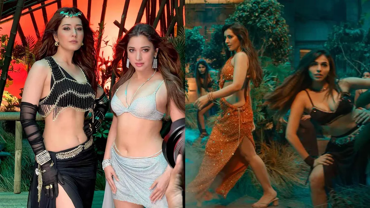 Tamannaah & Raashii in 'Aranmanai 4' Song Promo