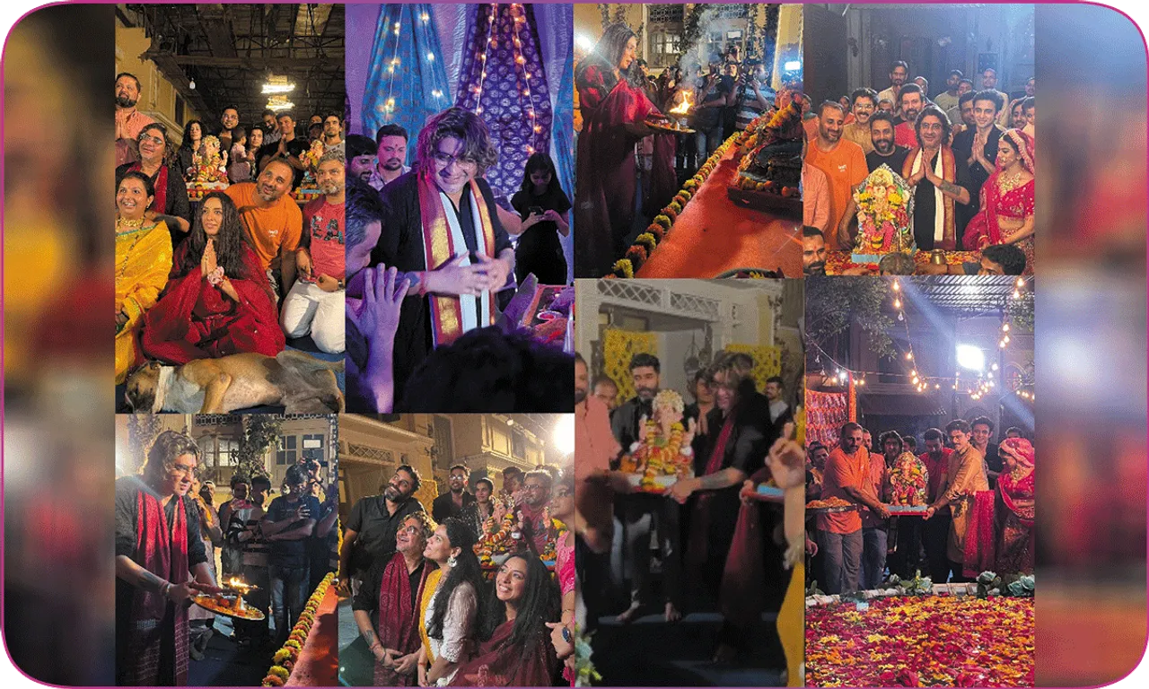Farewell to Bappa Ganpati Celebrations on Rajan & Deepa Shahi’s Sets
