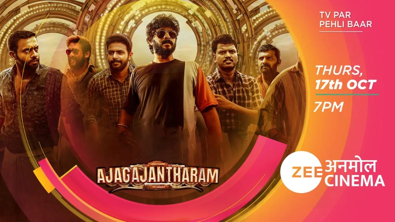 Zee Anmol Cinema to Premiere Action-Packed Ajagajantharam on 17th Oct