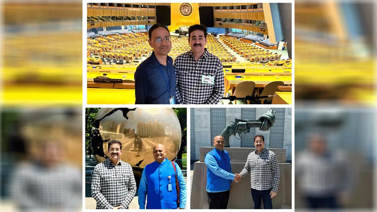 Dr. Sandeep Marwah Visits United Nations Headquarters in New York