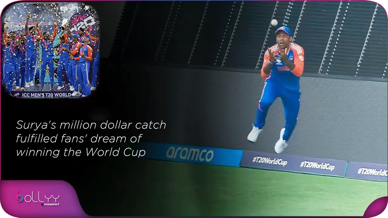 Surya's million dollar catch fulfilled fans' dream of winning the World Cup