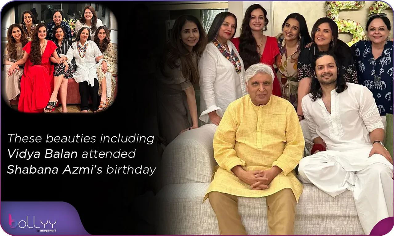 These beauties including Vidya Balan attended Shabana Azmi's birthday