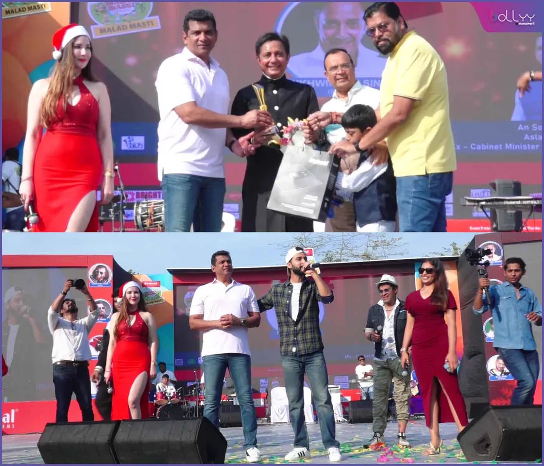 Celebrities created a stir at the Malad Masti event