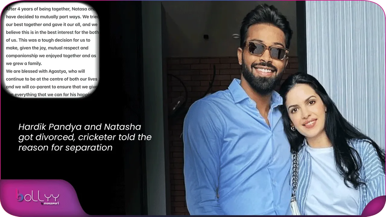 Hardik Pandya and Natasha got divorced, cricketer told the reason for separation
