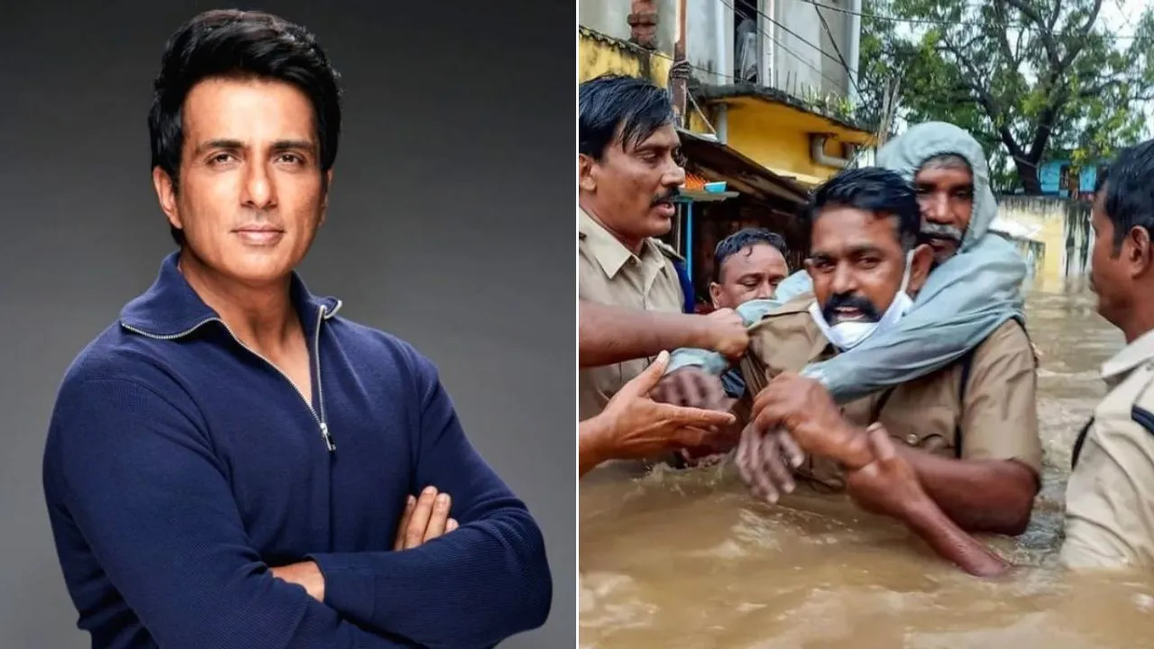 Sonu Sood Aids Flood-Stricken Andhra Pradesh & Telangana