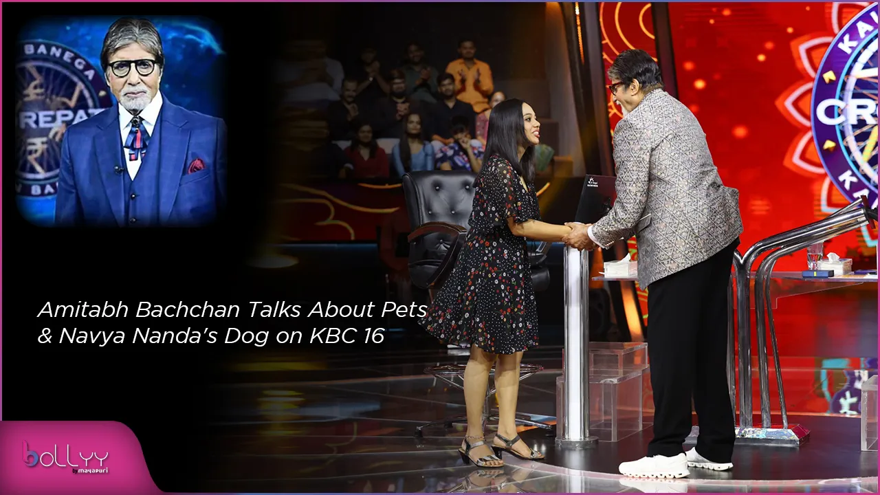 Amitabh Bachchan Talks About Pets & Navya Nanda's Dog on KBC 16