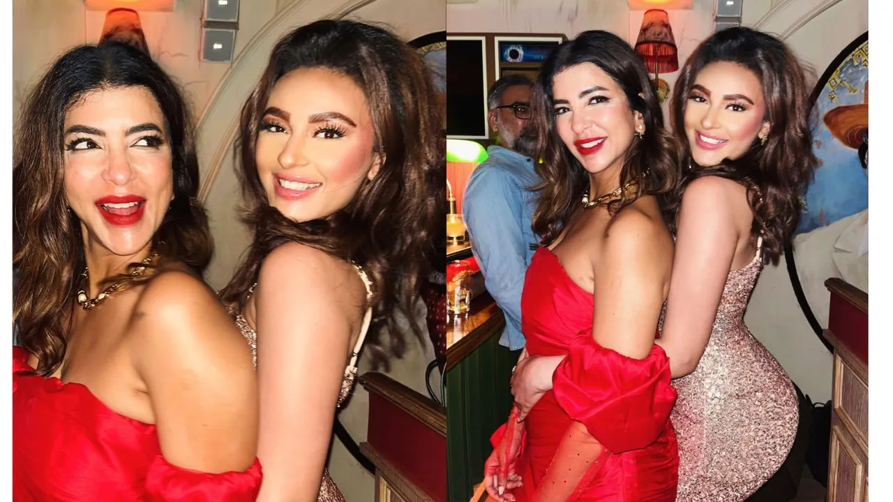 Seerat Kapoor Dazzles in Rose Gold Jumpsuit at Lakshmi Manchu’s Bash