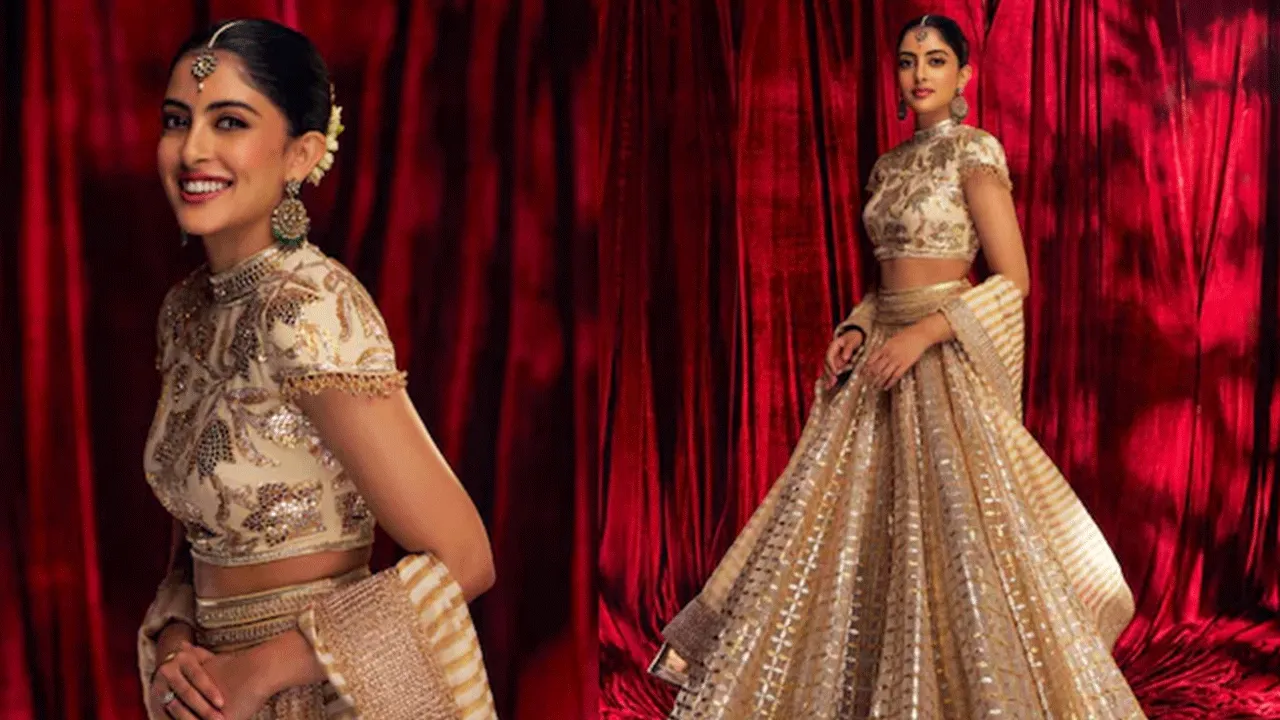 Navya Nanda reached Anant Radhika's wedding with beauty and confidence