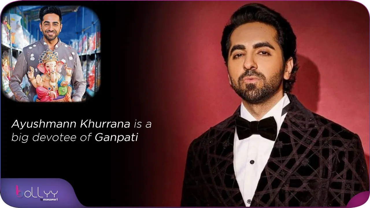Ganesh Chaturthi 2024 Ayushmann Khurrana is a big devotee of Ganpati