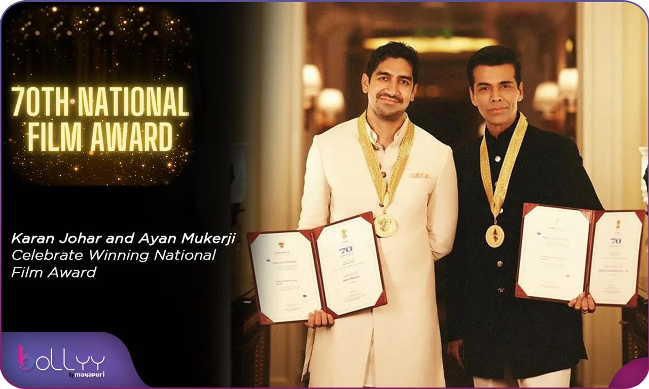 Karan Johar and Ayan Mukerji Celebrate Winning National Film Award
