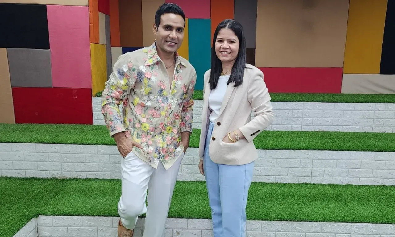 Salim Diwan and Preeti Singh Promote 'Aliya Basu Gayab Hai' in Delhi