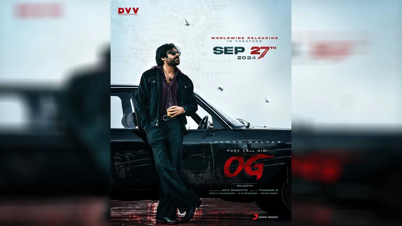 Power Star Pawan Kalyan's 'OG' Global Release Sep 27, 2024