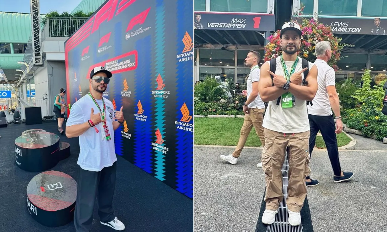 Kunal Kemmu’s thrilling fan moment at the Singapore F1 Grand Prix