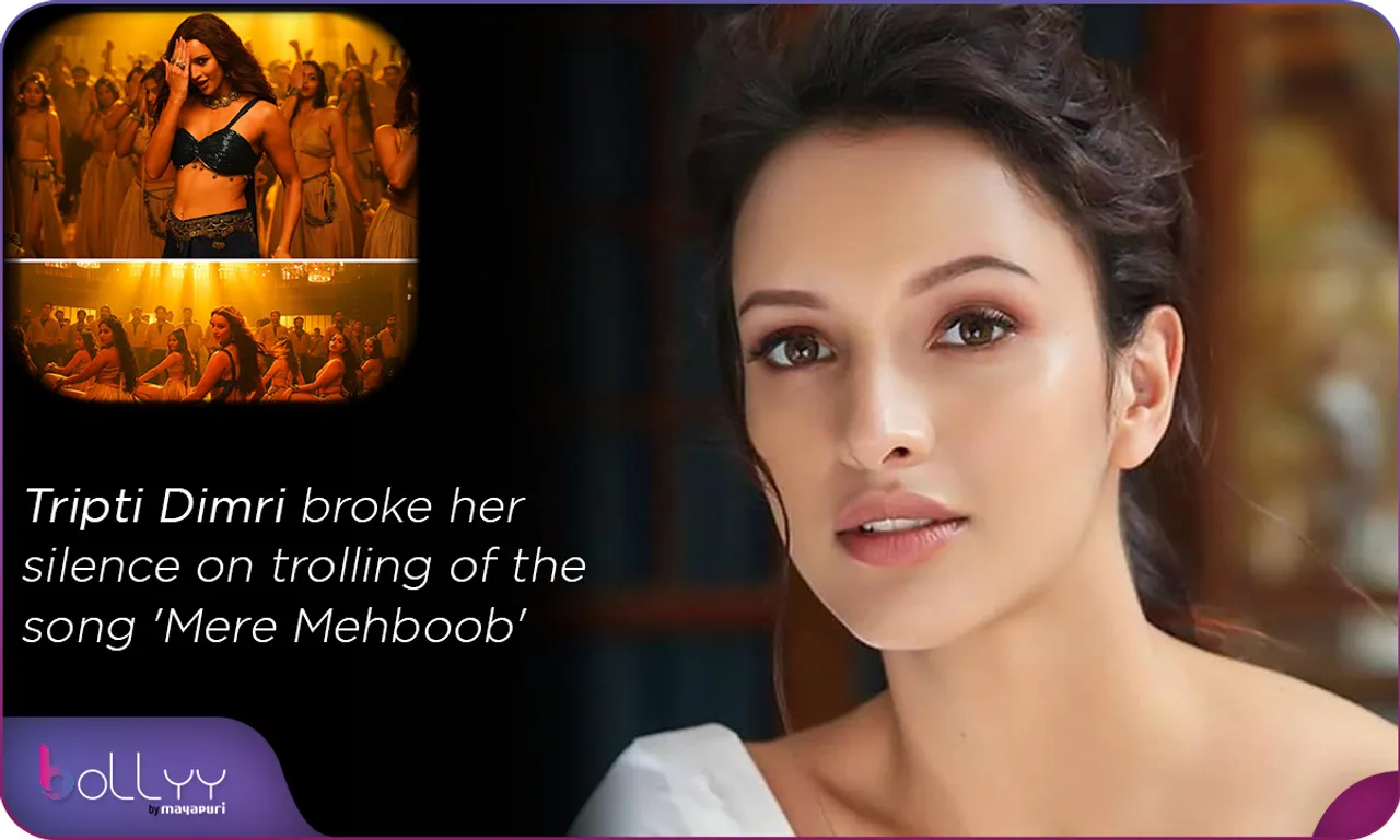 Tripti Dimri broke her silence on trolling of the song 'Mere Mehboob'