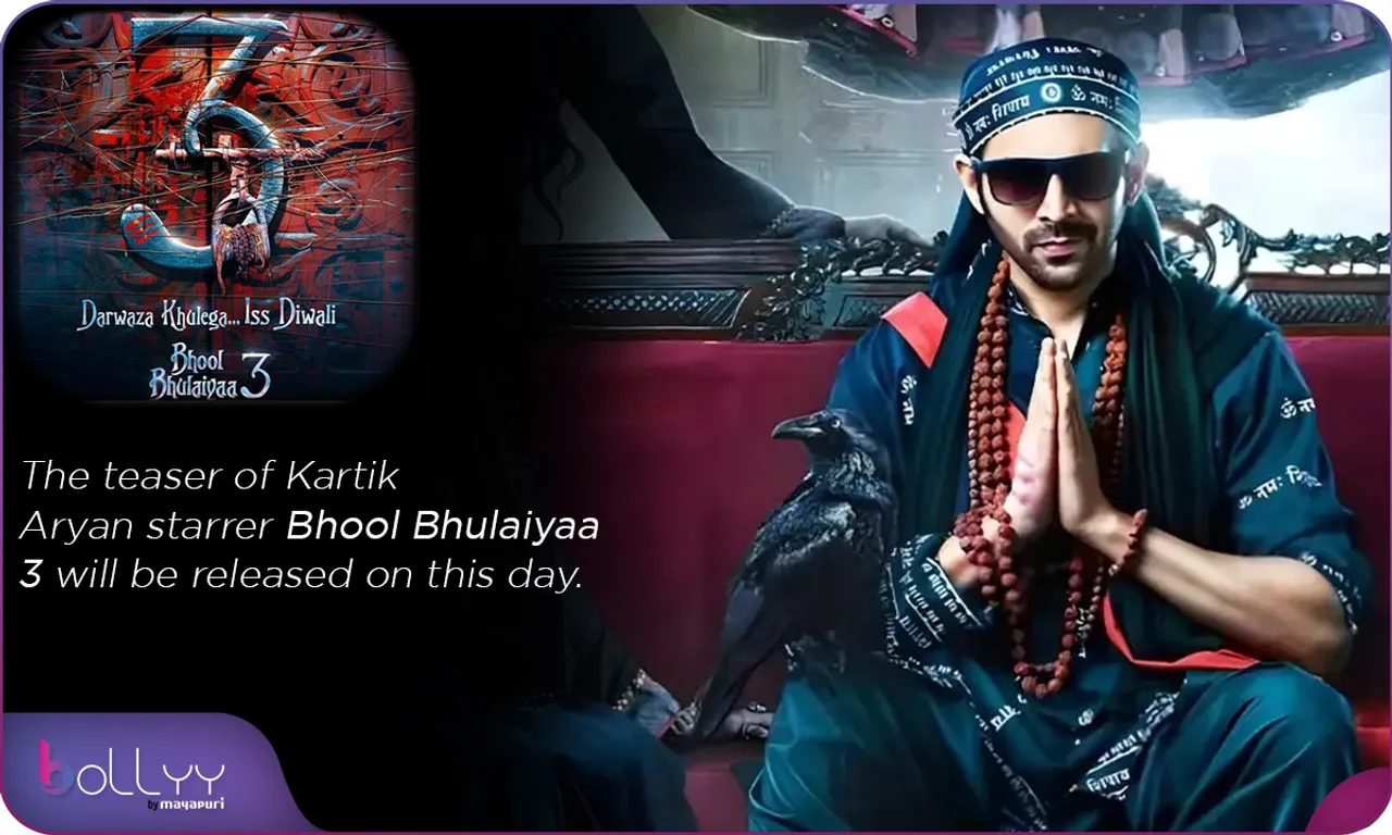 Kartik Aaryan's Bhool Bhulaiyaa 3 Teaser Release Date Announced