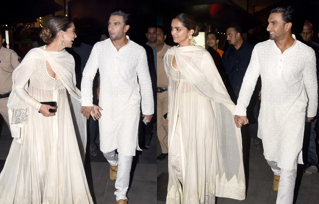 DEEPIKA PADUKONE AND RANVEER SINGH WALK HAND-IN-HAND AT THE SPECIAL SCREENING OF ‘PADMAAVAT’