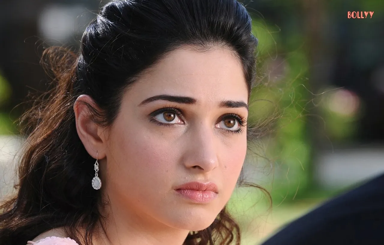 TAMANNAAH BHATIA RECEIVES A FLYING SLIPPER AT HYDERABAD
