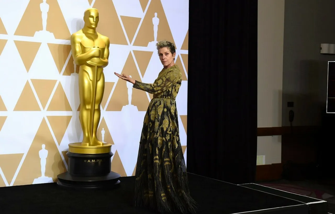 MAN WHO STOLE MCDORMAND'S OSCAR ARRESTED