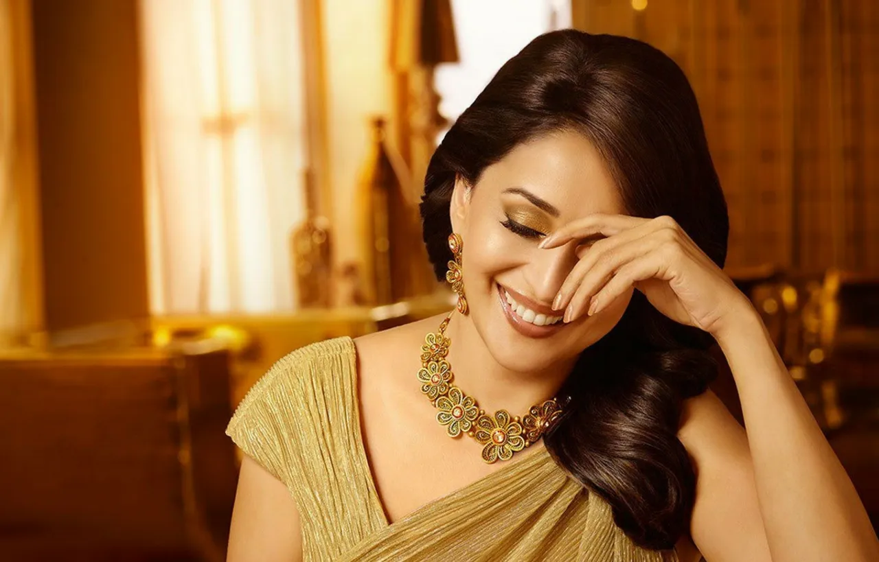 MADHURI DIXIT LAUNCHES HER PRODUCTION HOUSE WITH HUSBAND SRIRAM NENE