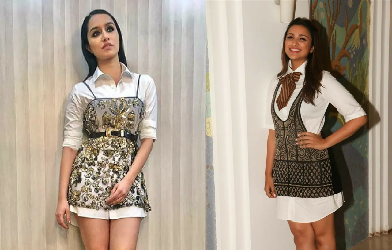 FASHION FACE OFF: LAYERING SHIRT WITH DRESS! SHRADDHA KAPOOR, PARINEETI CHOPRA- WHO WORE IT BETTER?