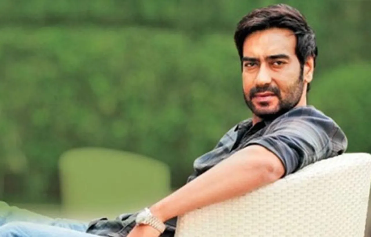 AJAY DEVGN SHOOTS DESPITE TENNIS ELBOW
