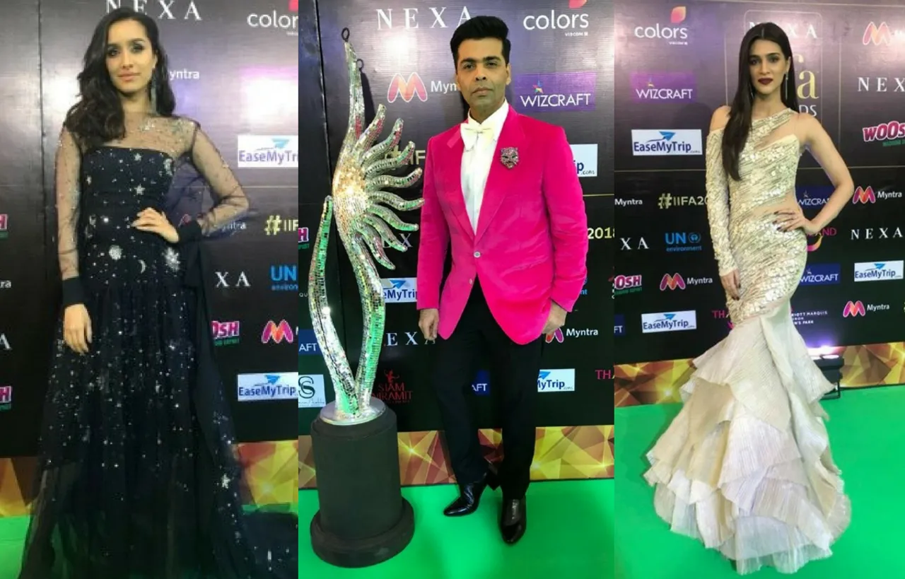 IIFA 2018 KICKS START WITH GLAMOROUS CELEBRITIES. PICTURES INSIDE