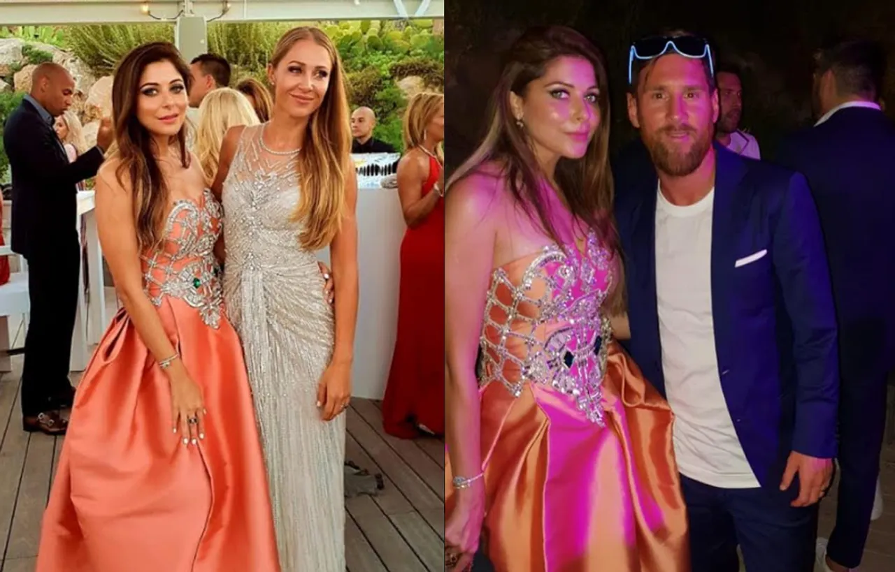 Kanika Kapoor parties with some of the biggest football stars in Ibiza !