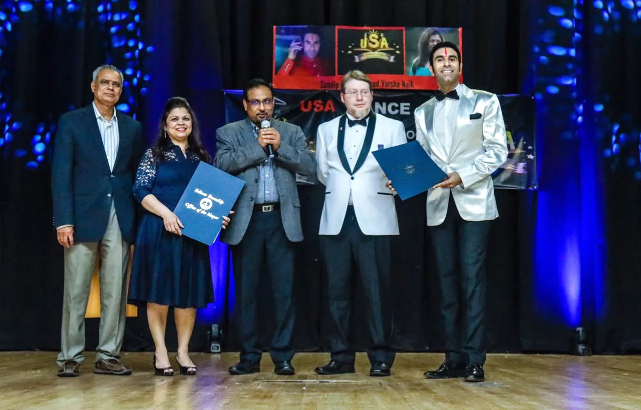 Mayor of Edison Township, New Jersey - Thomas Lankey awarded Varsha Naik for Raising Awareness about Various Social cause