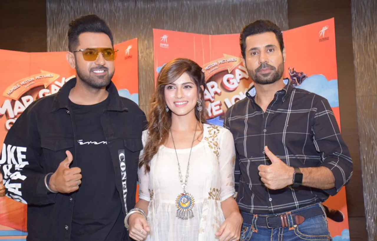 Gippy Grewal & cast witnessed in Delhi for promotions of upcoming film ‘Mar Gaye Oye Loko’