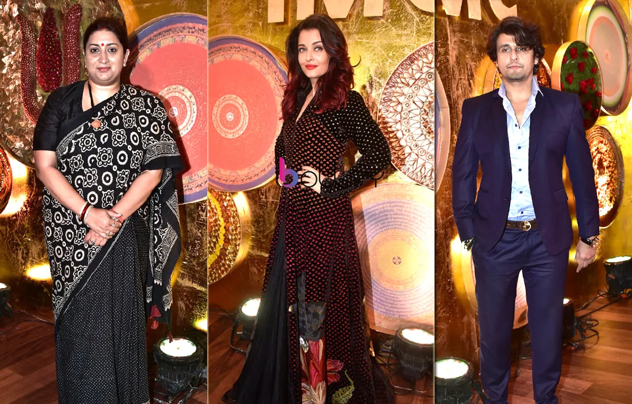 Aishwarya Rai and Sonu Nigam attend the 31st Women Entrepreneur’s Exhibition in Mumbai