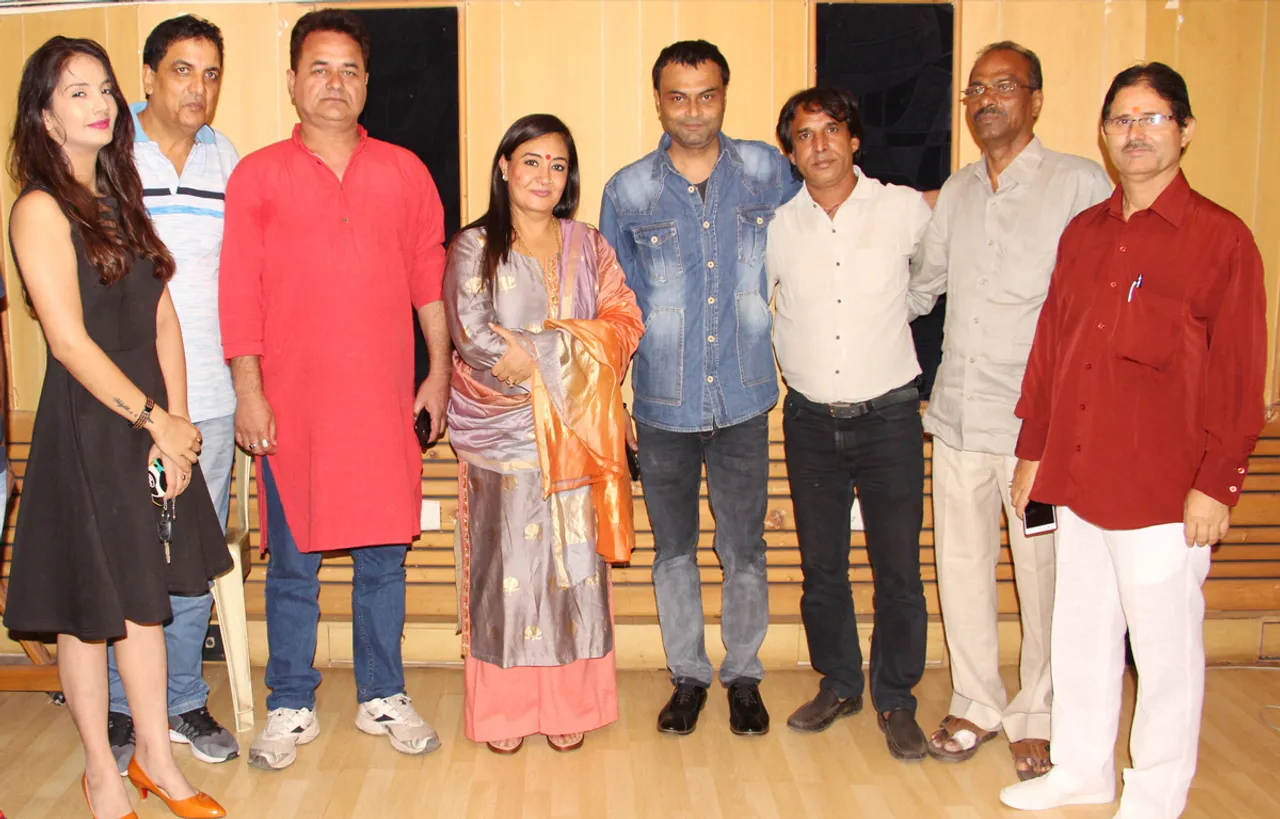 Regional Film Punjabi "Vair Mele Da'' Launched With Song Recording