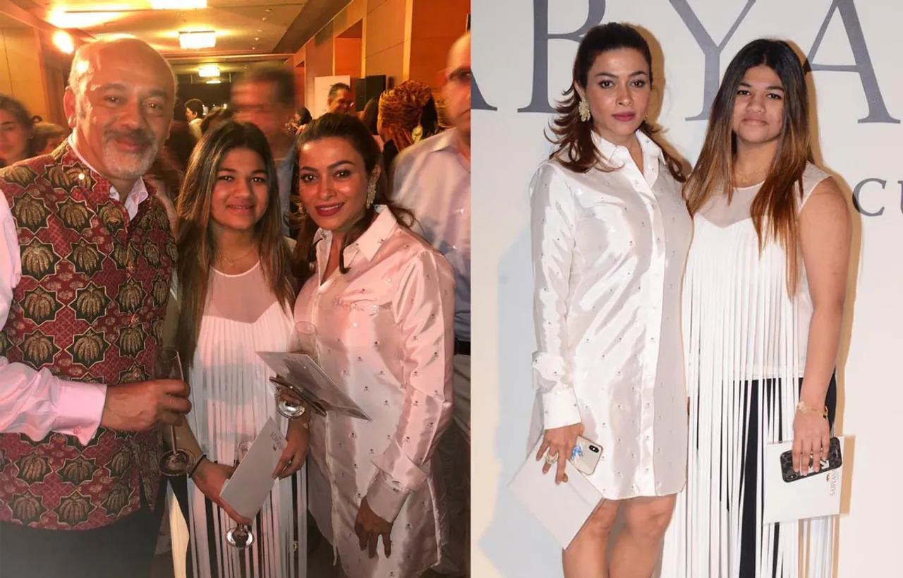 Sangeeta Ahir A Vision In White As She Mingles With Global Icons At Mumbai Fashion Show