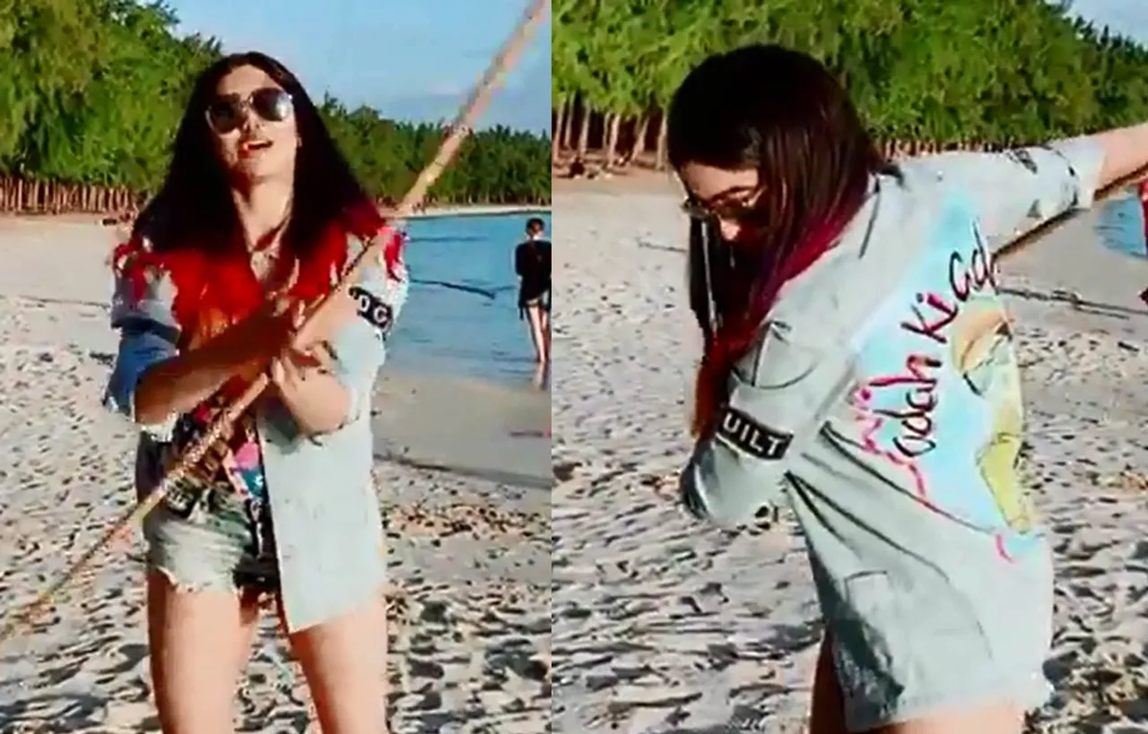 Adah Sharma Shows Off Her Silambam Skills