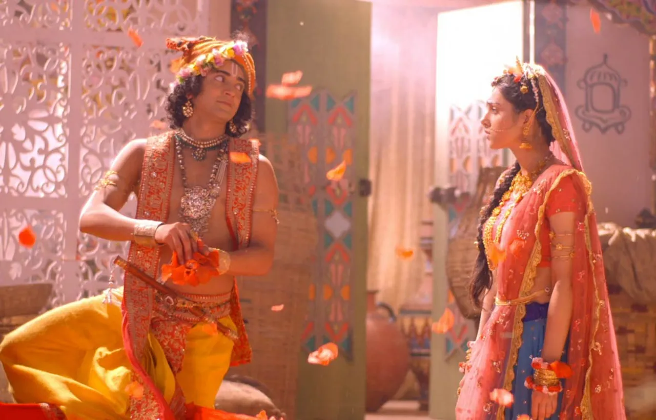 Krishn-Takes-Up-A-New-Trick-To-Try-And-Meet-Radha-Once-Again! 