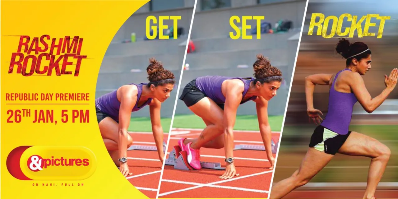 Get, Set and Rocket!- Rashmi Rocket, Republic Day premiere at 5 pm, only on &pictures