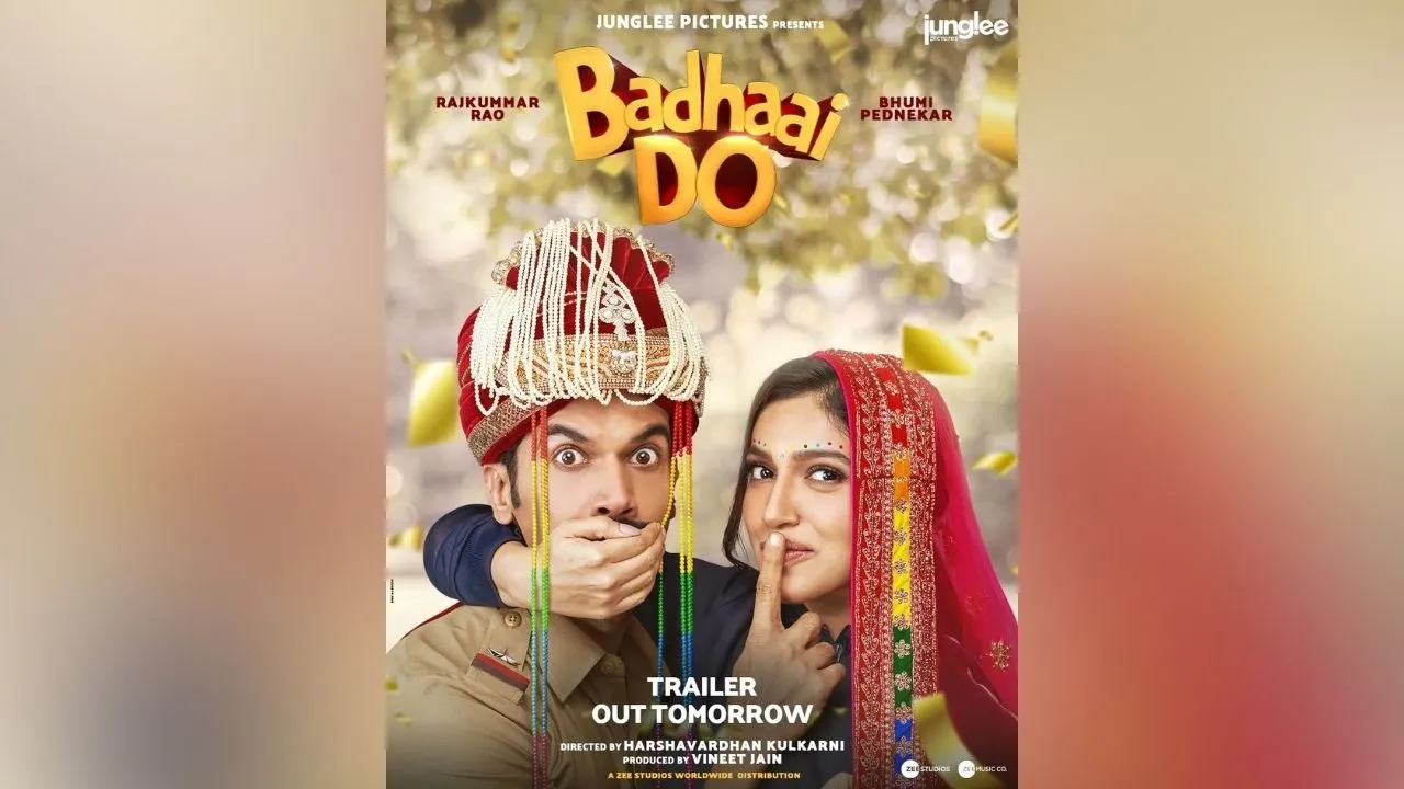 Rajkummar Rao and Actress Bhumi Pednekar starrer Badhaai Do's first poster is out now