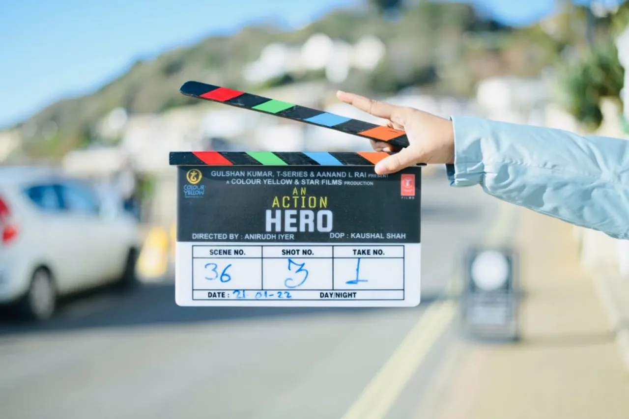 T-Series and Colour Yellow’s An Action Hero jumps into action; kicks off shoot in London!