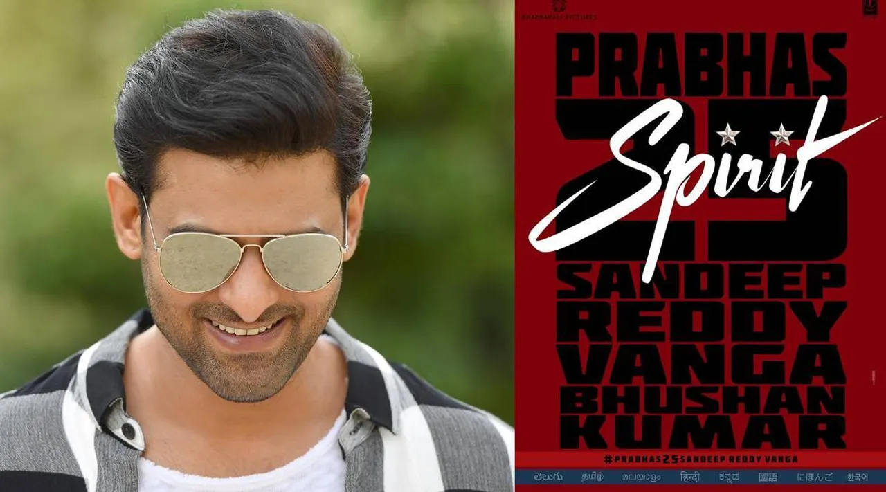 South Superstar Prabhas's Next film "Spirit" Is A Complete Korean Backdrop Thriller!