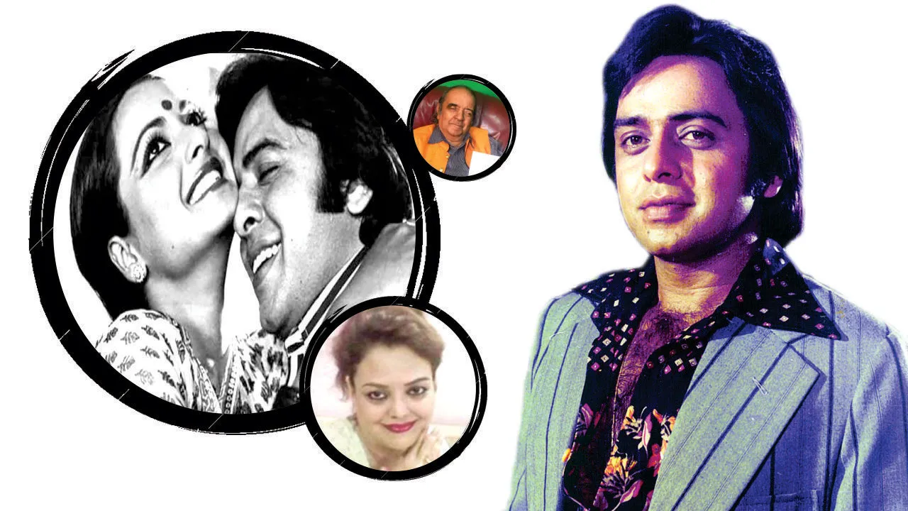 UNKEY CHHERE PE JO MUSKURAHAT THI VO EK MASK THA. USKE MUSHKILON KO CHHUPANE KE LIYE. KUCCH YAADEIN VINOD MEHRA KI..... BY ALI PETER JOHN
