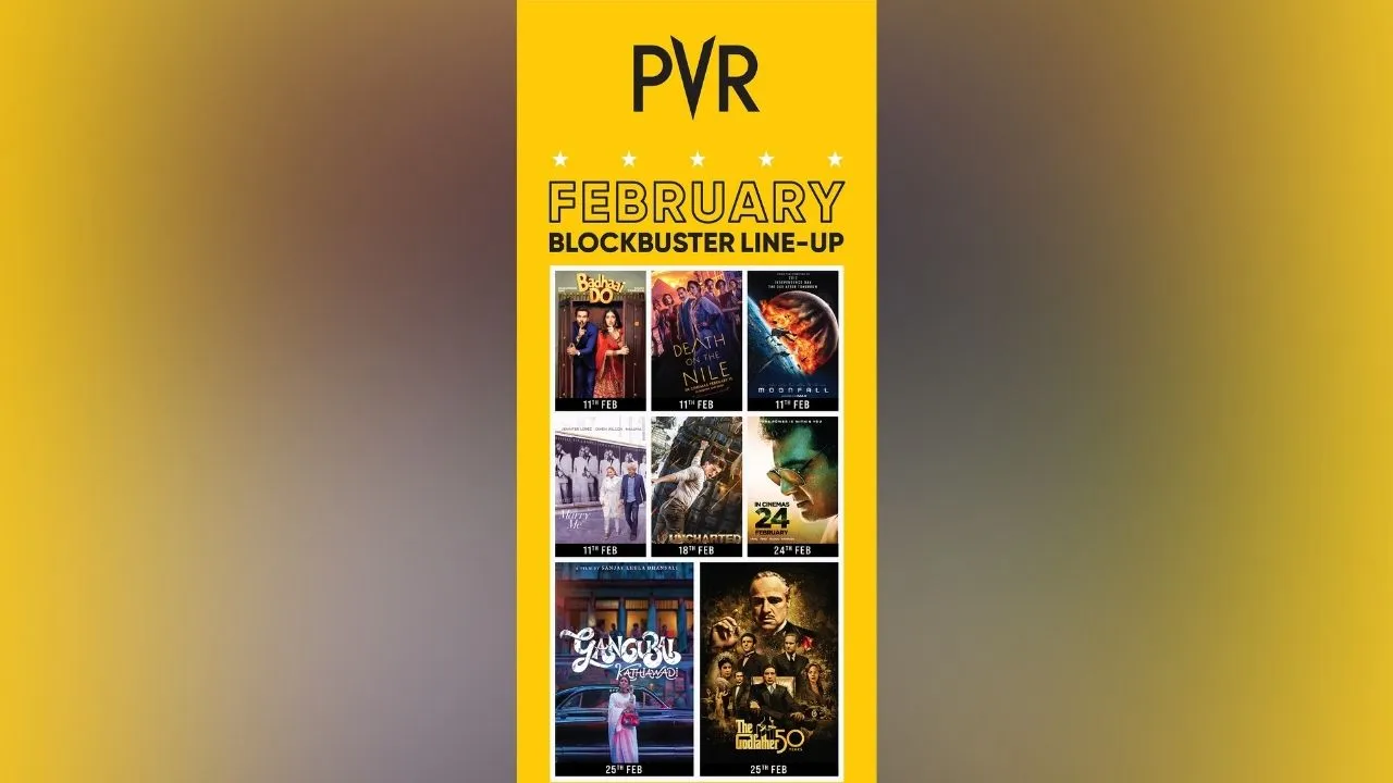 PVR announces the February blockbuster movie month with an exhilarating Movie Trailer Mash up to make consumers aware of upcoming movies